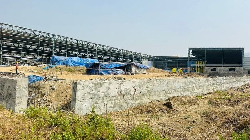Shravanee Constructions industrial shed and warehouse project